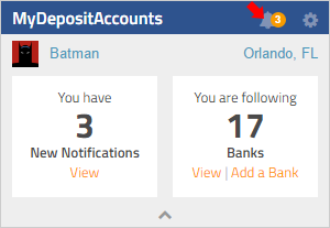 MyDepositAccount Notifications