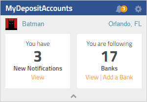 MyDepositAccounts Logged-In New