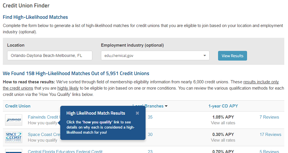 credit union finder